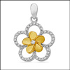 FLOWER DIAMOND PENDENT - JFB-41C - Click here to View more details about this Product